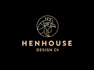 Henhouse Design Co. brand branding chicken hen henhouse logo rebrand