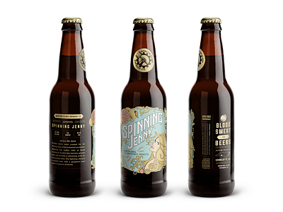 Spinning Jenny beer beer and branding beer design can label label design packaging