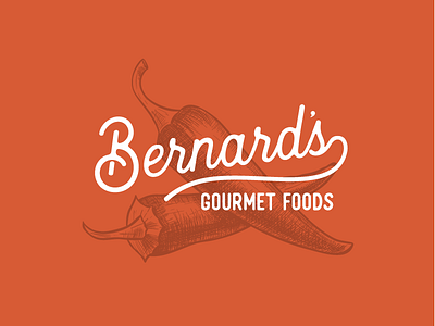 Bernard's branding food gourmet logo salsa