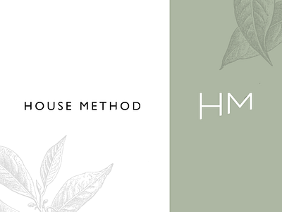 House Method Logo blog branding home identity logo type