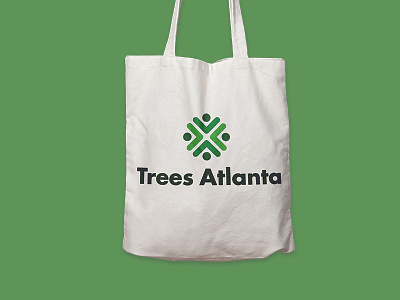Trees Atlanta Logo Option atlanta branding georgia identity logo nonprofit tote tree trees