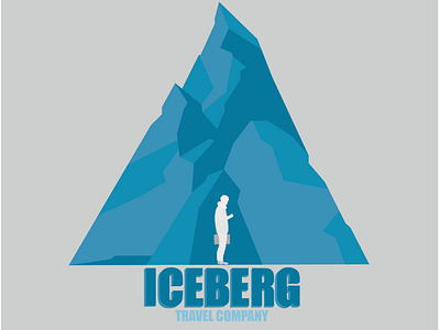 IceBerg Logo branding emotions graphic design iceberg illustrator logo photoshop relax travel