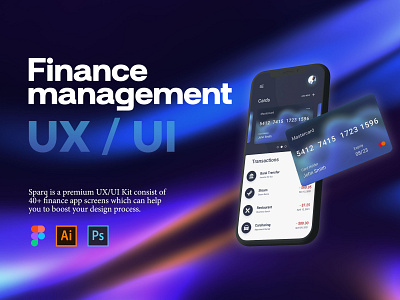 Finance management UX/UI app branding deisgn app design financial app graphic design typography ui ux vector