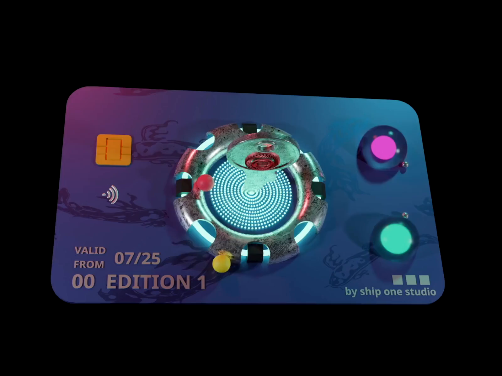 3D Video - Credit Card Visualization 3d 3d modeling design graphic design nft product design