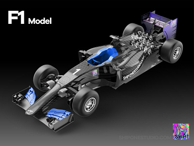F1 3D model car design 3d branding design graphic design pro product design