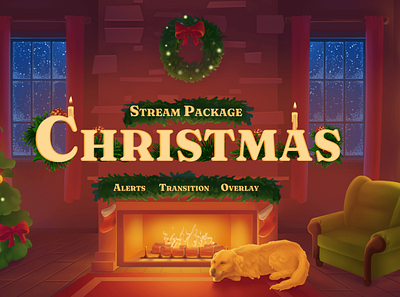 Christmas Twitch Overlay and Stream Alerts Package for OBS christmas christmas twitch overlay cute twitch overlay free twitch overlay overlay stinger transition stream alerts stream overlay stream starting soon twitch twitch overlay