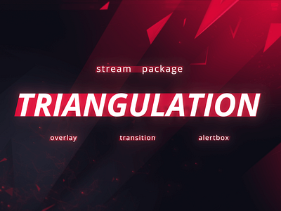 Triangulation Twitch Overlay and Stream Alerts Package for OBS