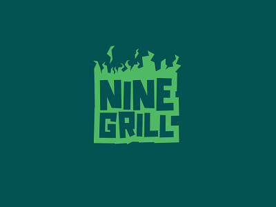 Branding Project for GRILL NINE Restaurant, Dubai brand identity branding design design trends graphic design illustration logo logo design minimal minimal logo typography