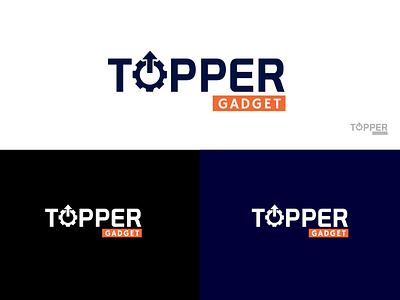 TOPPER GADGET - Wordmark Logo brand identity branding clean gadget logo logo logo design sleek topper unique visual identity wordmark