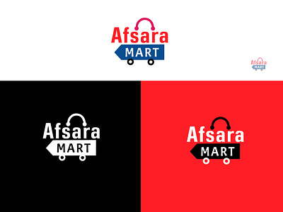 AFSARA MART - Wordmark Logo brand brand identity branding design e commerce identity logo logo design mart simple sleek unique visual identity
