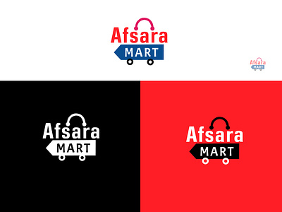 AFSARA MART - Wordmark Logo