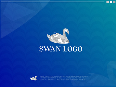 SWAN LOW POLY LOGO