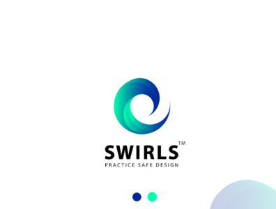 Swirls Gradient Logo brand branding colorful logo design gradient logo logo design minimal simple unique logo visual identity