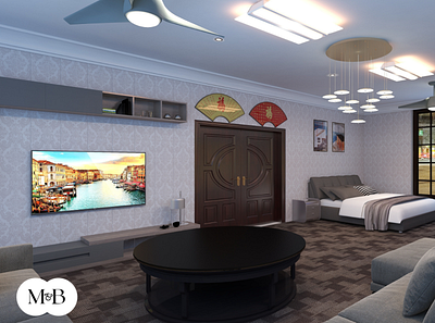 Studio Apartment | Interior Design and Decoration. 3dhomedesign
