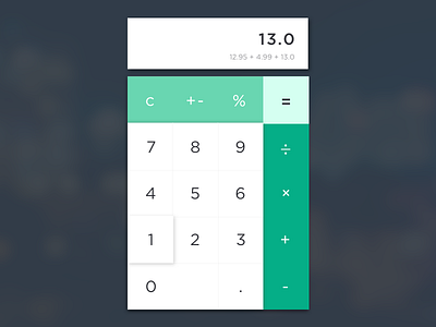 #004 Daily UI - Calculator 003 calculator dailyui math product ui visual