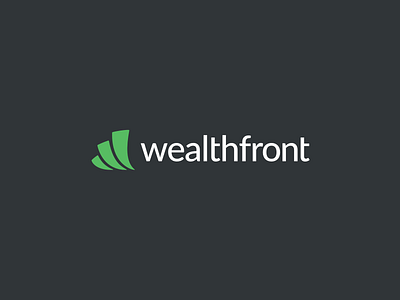 Wealthfront finance green logo logos mark tech wave wealthfront