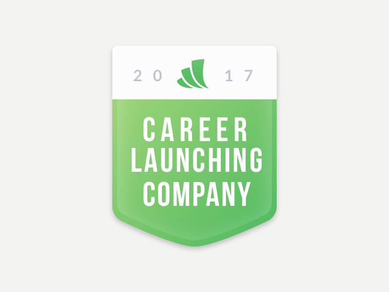 Career Launching Company Badge by Aly Weir for Wealthfront on Dribbble