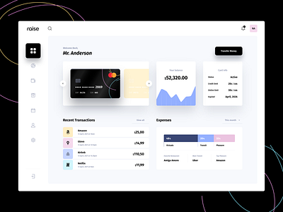 raise dashboard concept