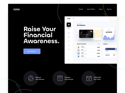 raise website concept