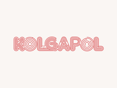 Kolgapol brand graphic design kolgapol lines logo movement retro symbol
