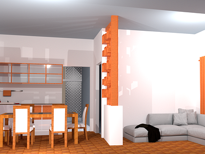 LIVING AREA DESIGN 3d enscape illustration interior design sketchup sketckup