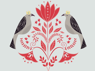 2 Ravens 36daysoftype adobe art birds design digitalart icon illustration illustrations lettering logo nature typography vector wacom