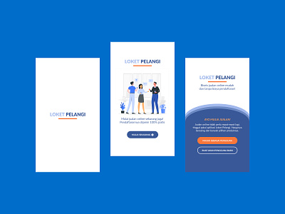 Splash Screen Loket PPOB - Mobile App design figma mobileapp ppob ui ux