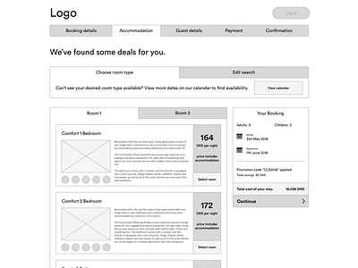 Hotel room booking wireframe booking booking engine booking system hotel wireframe