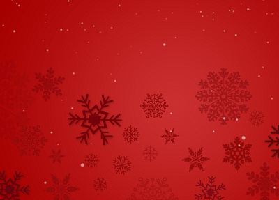 Festive snowflakes Red winter background for Christmas. design flake graphic design illustration