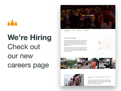 Careers careers design desktop jobs landing page ui user interface ux web