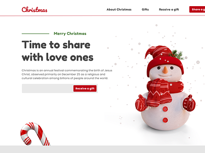 Christmas UI animation app christmas design figma glassmorphism graphic design trending ui ux website