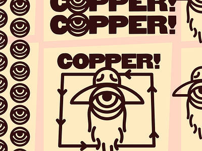 COPPER! (Clean vector) branding hobos illustration logos