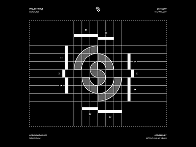 Signalink - Logo Design / Grid