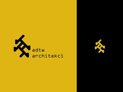 ADTW Architekci logo architects brandbook design id identifity logo office