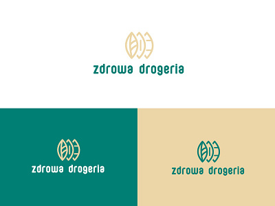 Zdrowa drogeria / health and beauty beauty branding drogeria green healthy idenity logo uroda zdrowie