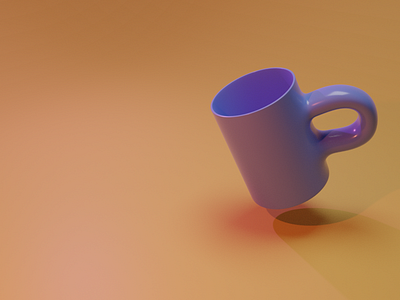 3d Design Mug blender coffee coffee cup illustration isometric low poly mug