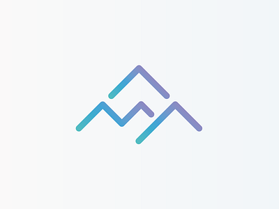 Mountains Logo lines logo logomark mark mountains