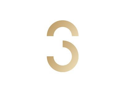S3 Logomark 3 gold logo logomark s s3 s3 logo white