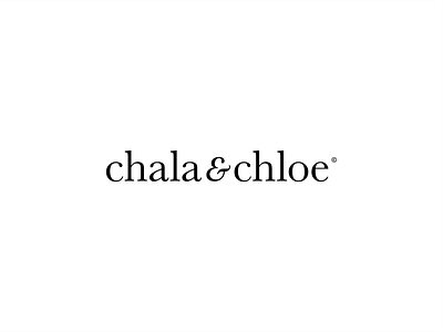 Chala Chloe wordmark branding design designer graphic graphic designer logo mark serif typography wordmark