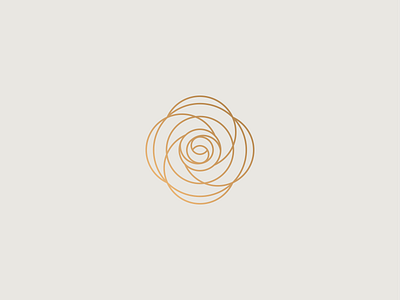 Atelier Marcel Bonni logo branding design designer graphic graphic designer lines logo logomark mark rose rose logo symetrical wordmark