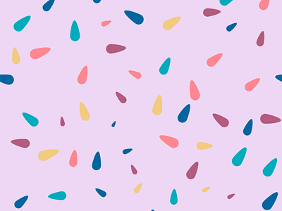 colorful seed - simple seamless pattern design