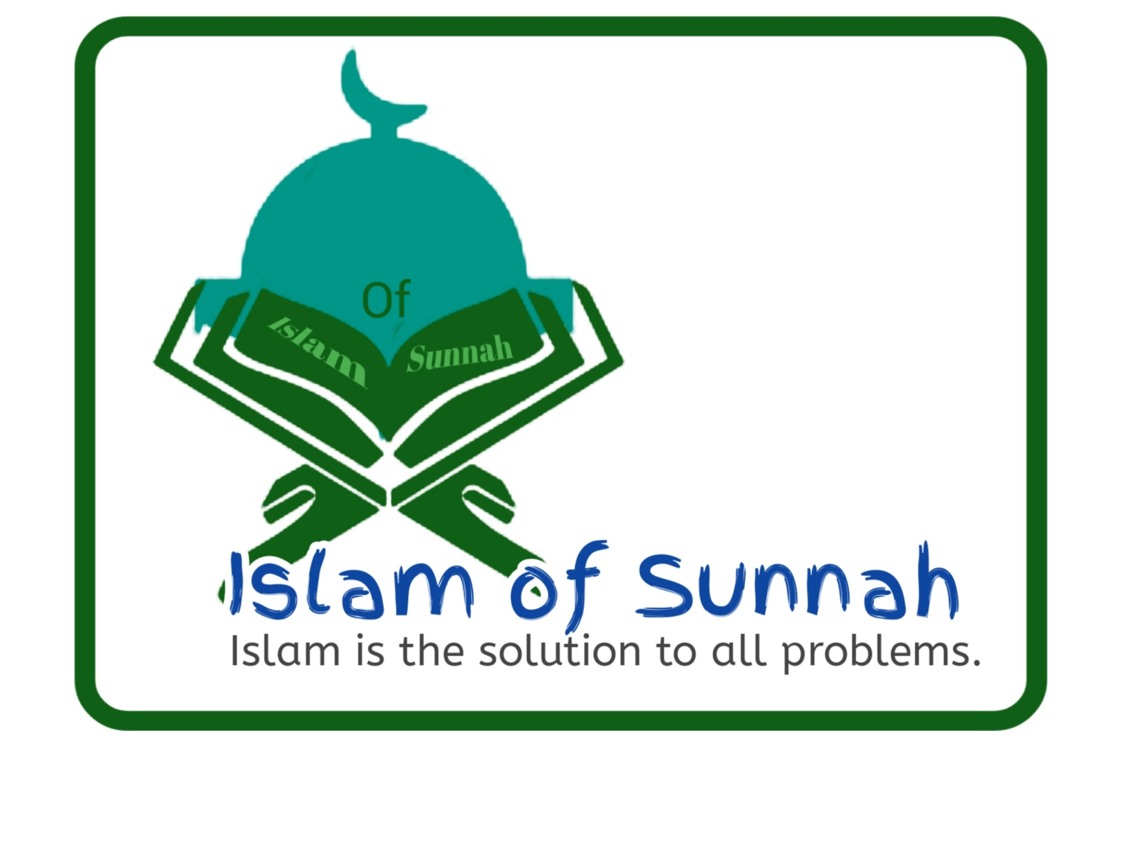 sunnitisch muslimisches Logo