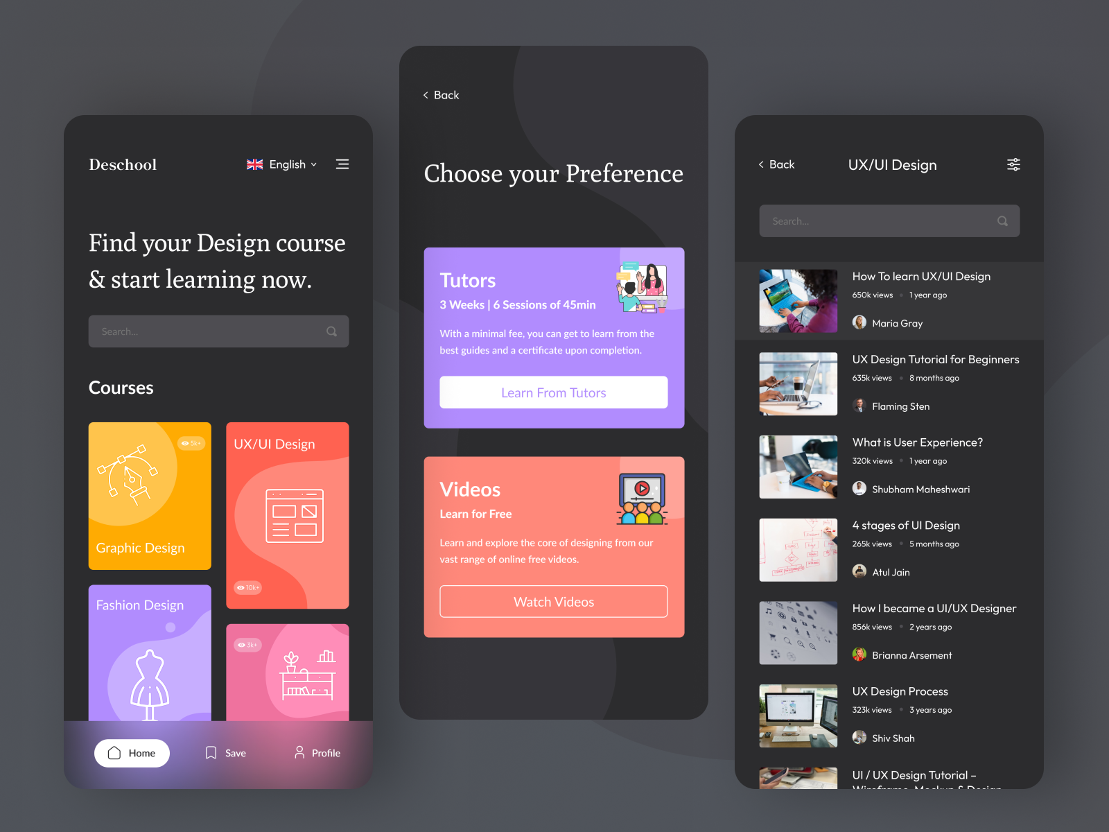 E-Learning App for Designers by ultroNeous Technologies on Dribbble