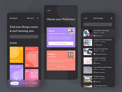 E-Learning App for Designers