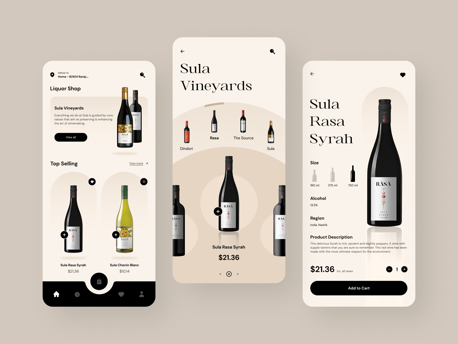 Wine Shop Mobile Application by ultroNeous Technologies on Dribbble