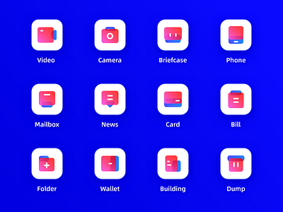 Icons app branding color design icon ui