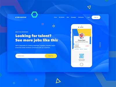 website : job3 interface jobs list ui ux web website