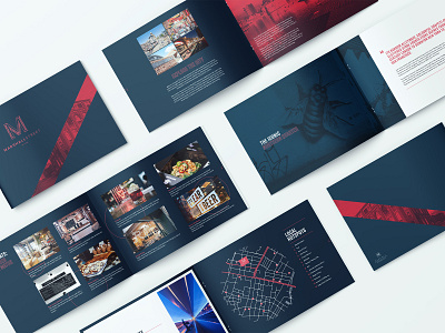 Marshall Street Brochure advertising branding brochure color design editorial logo typography ui ux web