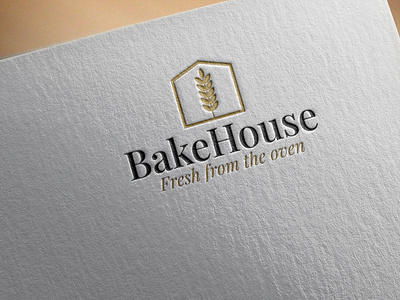 Simple bakery logo