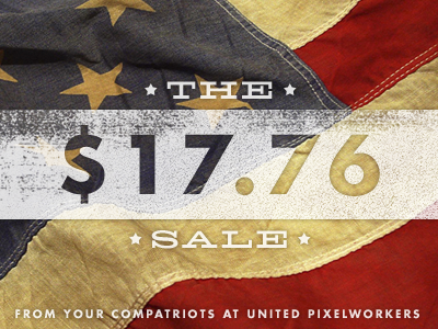 The $17.76 Sale. flag futura give me liberty or give me death hellenic overlay